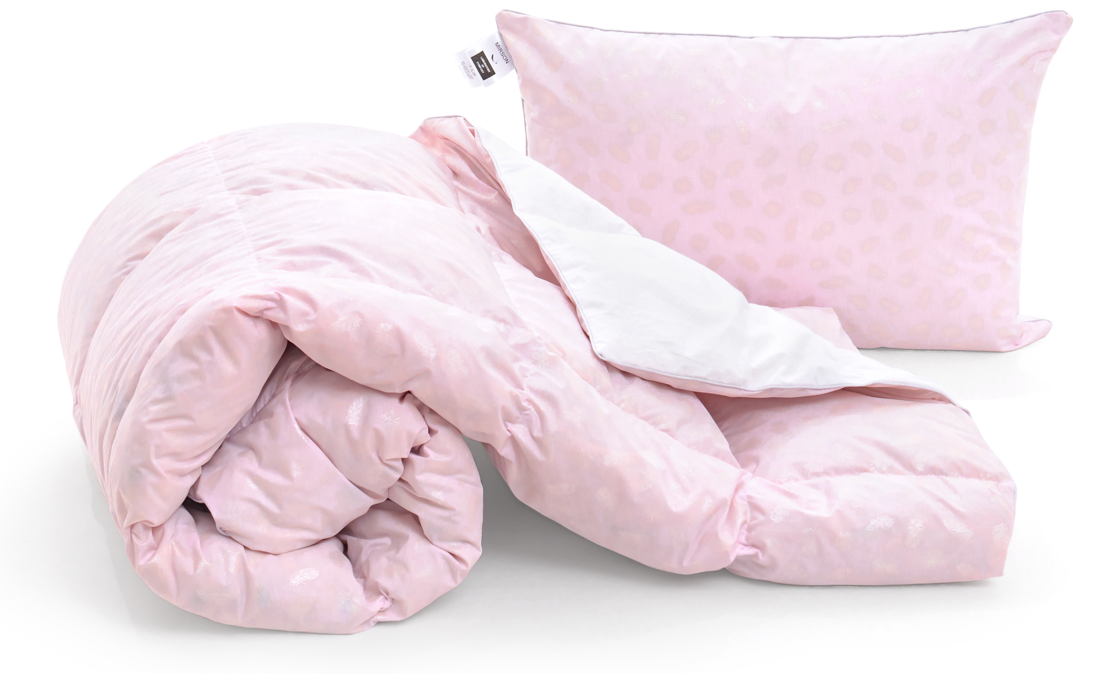 Набор MirSon Karmen 2168 "Bio-Pink" (одеяло + подушка 50*70 средняя) 220х240 см + 50х70 см италия, био-пух
Набор MirSon Karmen 2168 "Bio-Pink" (одеяло + подушка 50*70 средняя) 220х240 см + 50х70 см италия, био-пух