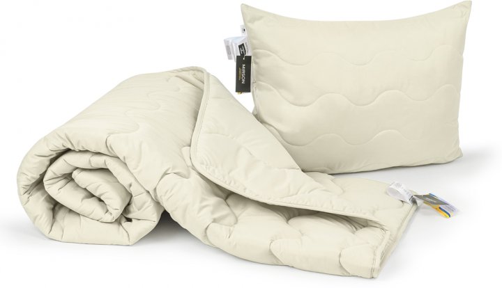 Набор MirSon 1707 Eco Light Creamy (одеяло + подушка) 172х205 см + 50х70 см италия, хлопок
Набор MirSon 1707 Eco Light Creamy (одеяло + подушка) 172х205 см + 50х70 см италия, хлопок