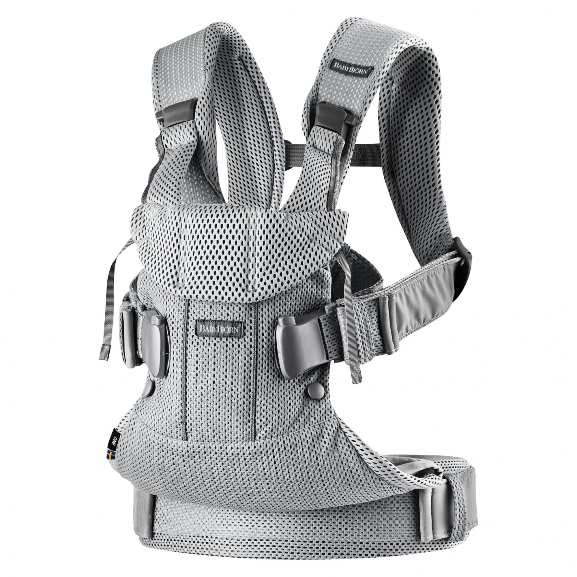 Кенгуру-переноска BabyBjorn One Air Silver, 7317680980045 
Кенгуру-переноска BabyBjorn One Air Silver, 7317680980045