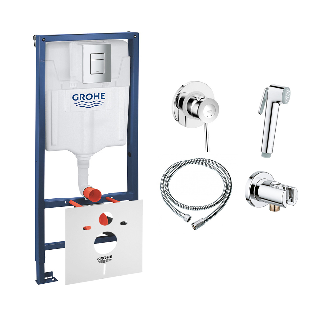 Комплект Grohe инсталляция Rapid SL 38772001 + набор для гигиенического душа со смесителем BauClassic 111048
Комплект Grohe инсталляция Rapid SL 38772001 + набор для гигиенического душа со смесителем BauClassic 111048