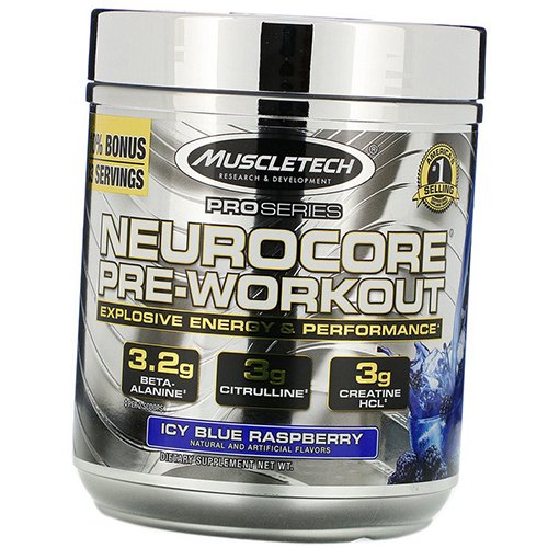 Предтренировочный комплекс, NeuroCore Pre-Workout, Muscle Tech 204г Ледяная синяя малина (11098009)
Предтренировочный комплекс, NeuroCore Pre-Workout, Muscle Tech 204г Ледяная синяя малина (11098009)