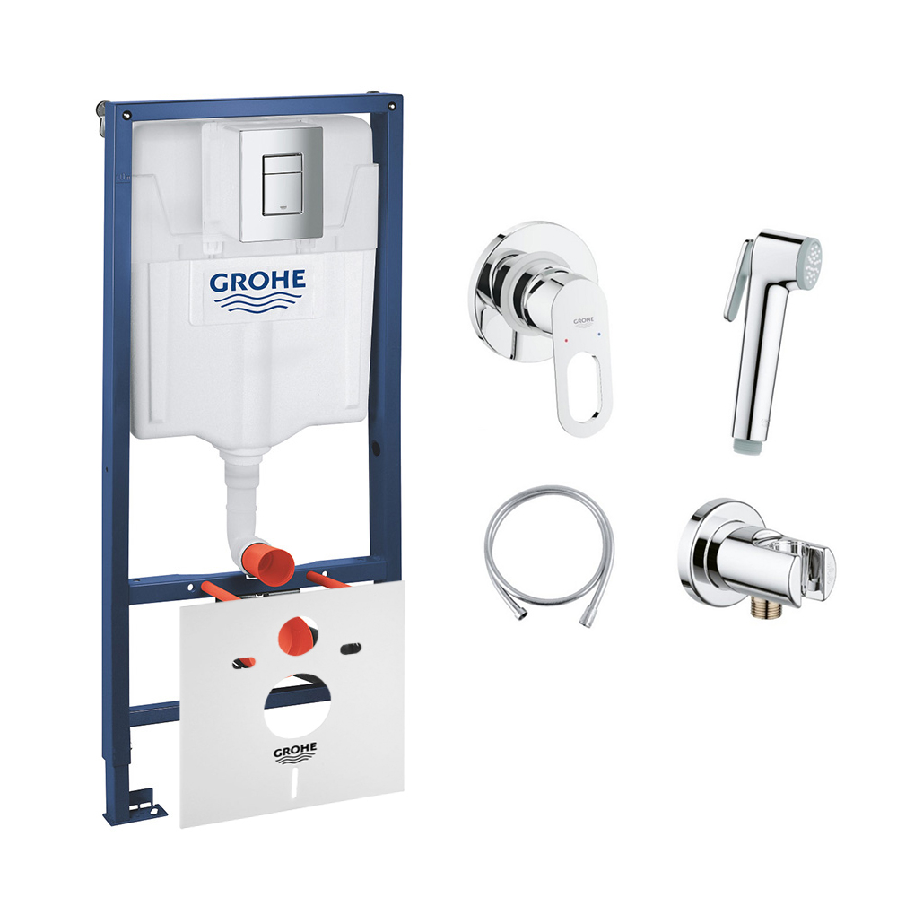 Комплект Grohe инсталляция Rapid SL 38772001 + набор для гигиенического душа со смесителем BauLoop 111042
Комплект Grohe инсталляция Rapid SL 38772001 + набор для гигиенического душа со смесителем BauLoop 111042