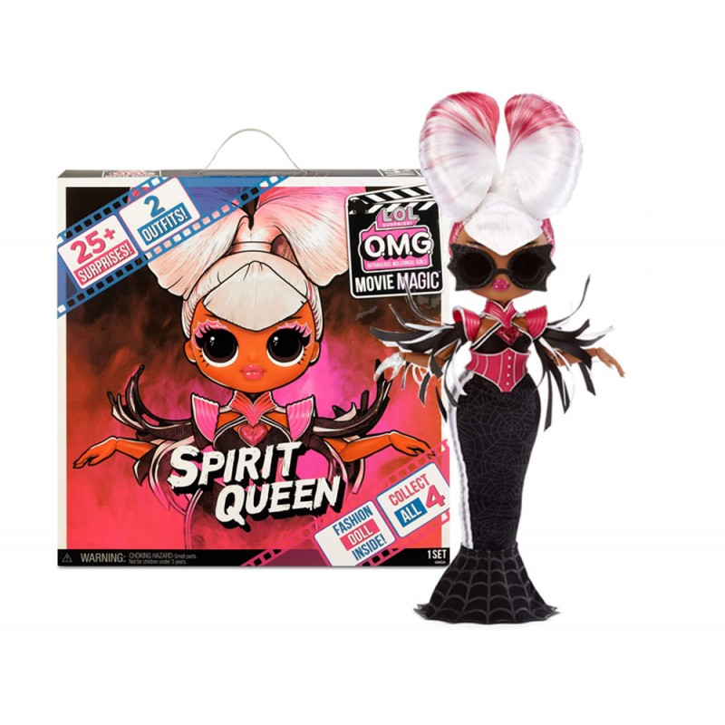 Игровой набор с куклой LOL OMG Movie Magic Spirit Queen (MGA Entertainment, США) ЛОЛ ОМГ Муви Меджик - Спирит Квин (Королева паук) (Магия кино) (577928)
Игровой набор с куклой LOL OMG Movie Magic Spirit Queen (MGA Entertainment, США) ЛОЛ ОМГ Муви Меджик - Спирит Квин (Королева паук) (Магия кино) (577928)
