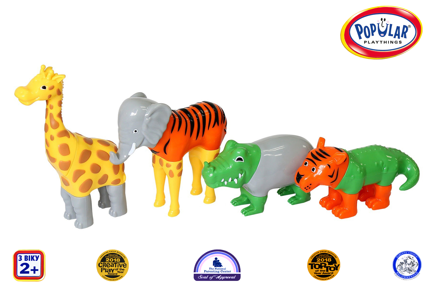 Пазл 3D детский магнитные животные POPULAR Playthings Mix or Match (тигр, крокодил, слон, жираф)
Пазл 3D детский магнитные животные POPULAR Playthings Mix or Match (тигр, крокодил, слон, жираф)