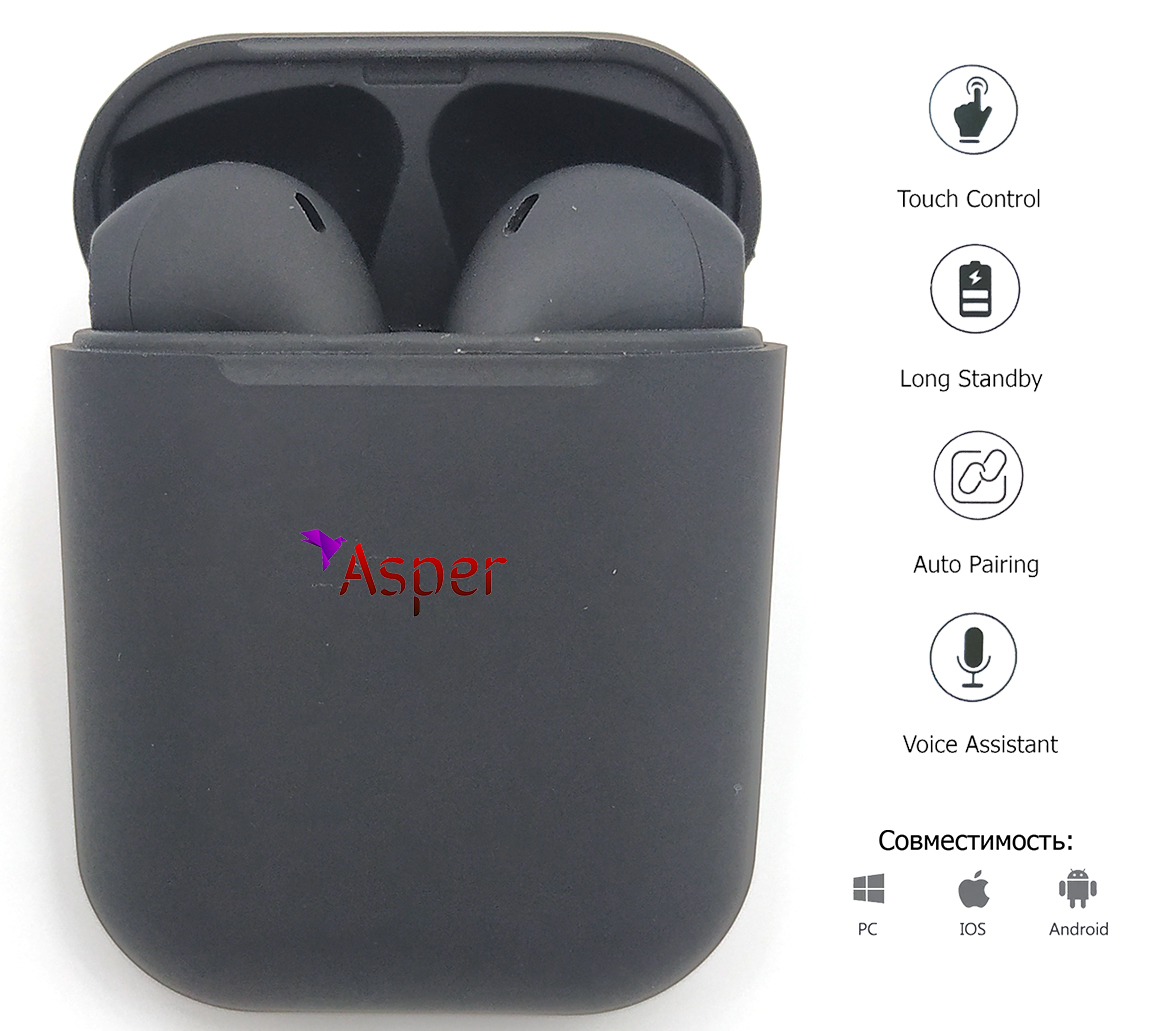 Беспроводные Bluetooth наушники MYKO InPods 20 Pastel HD Stereo TWS сенсорные с футляром Black
Беспроводные Bluetooth наушники MYKO InPods 20 Pastel HD Stereo TWS сенсорные с футляром Black
