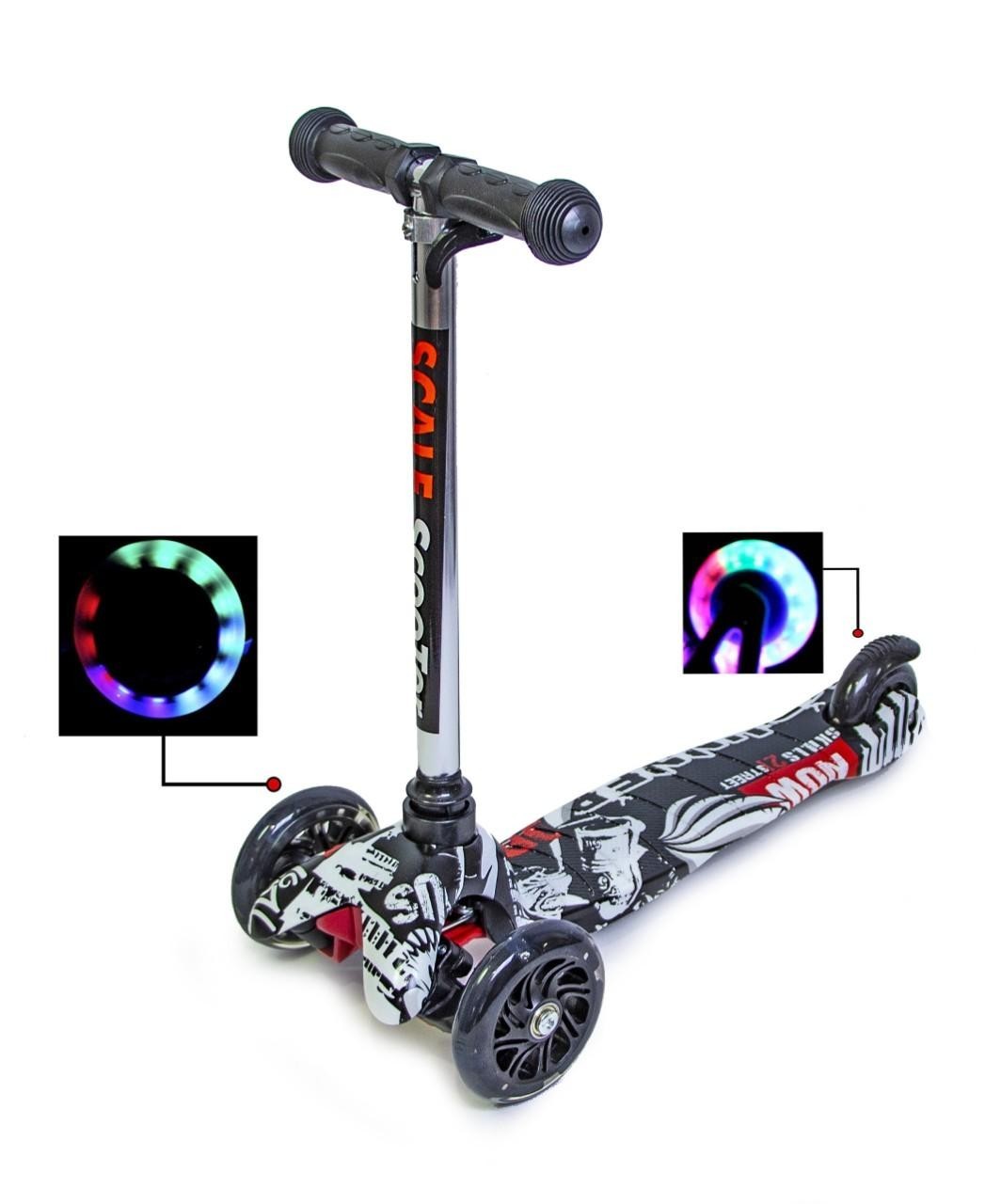 Самокат детский трехколесный Scale Scooter Micro Mini STREET светящиеся колеса съемный руль
Самокат детский трехколесный Scale Scooter Micro Mini STREET светящиеся колеса съемный руль