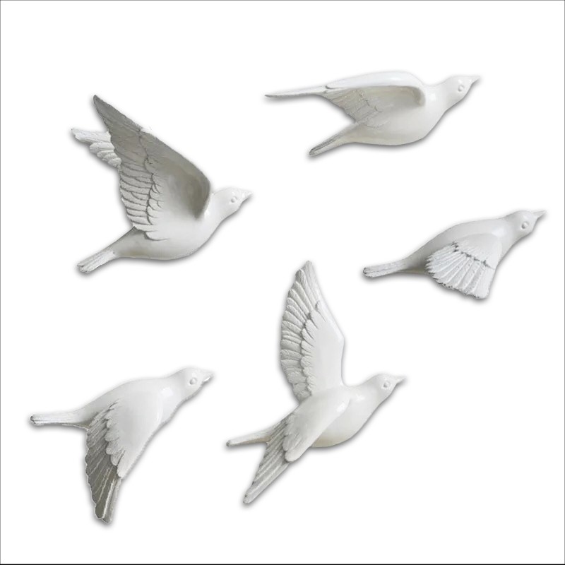 Настенный декор Птицы белый, "3D Bird Set Figurines Wall Decoration", набор настенного декора из 5 шт
Настенный декор Птицы белый, "3D Bird Set Figurines Wall Decoration", набор настенного декора из 5 шт