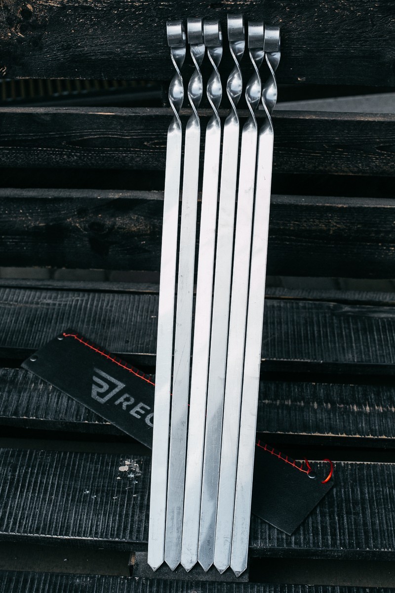 Набор шампуров Reckless в колчане для люля кебаб 700*3*20 мм 6 шт (л3206)
Набор шампуров Reckless в колчане для люля кебаб 700*3*20 мм 6 шт (л3206)