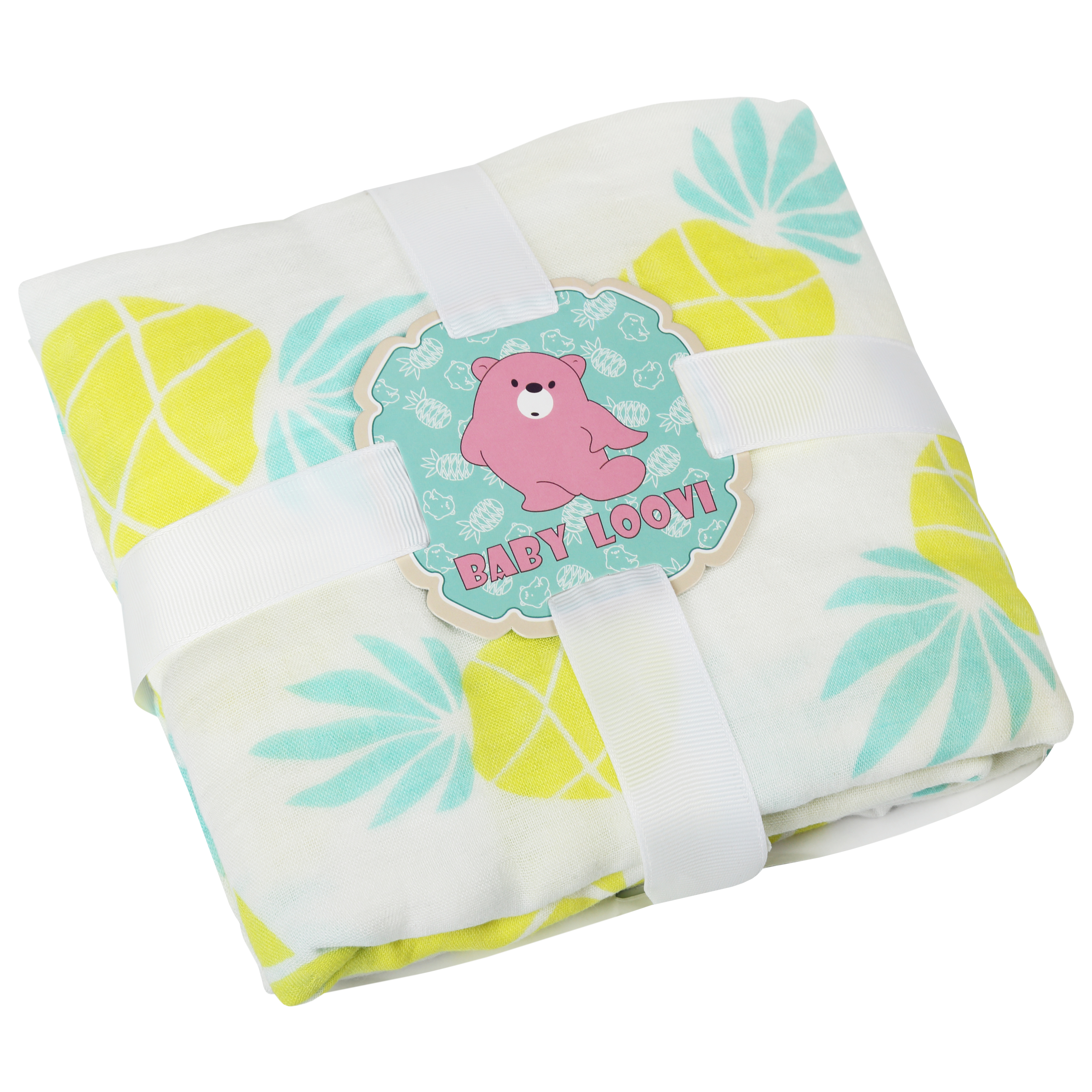 Муслиновая пеленка из бамбука Kinderenok Baby Loovi 120х120 см, белая с ананасами
Муслиновая пеленка из бамбука Kinderenok Baby Loovi 120х120 см, белая с ананасами
