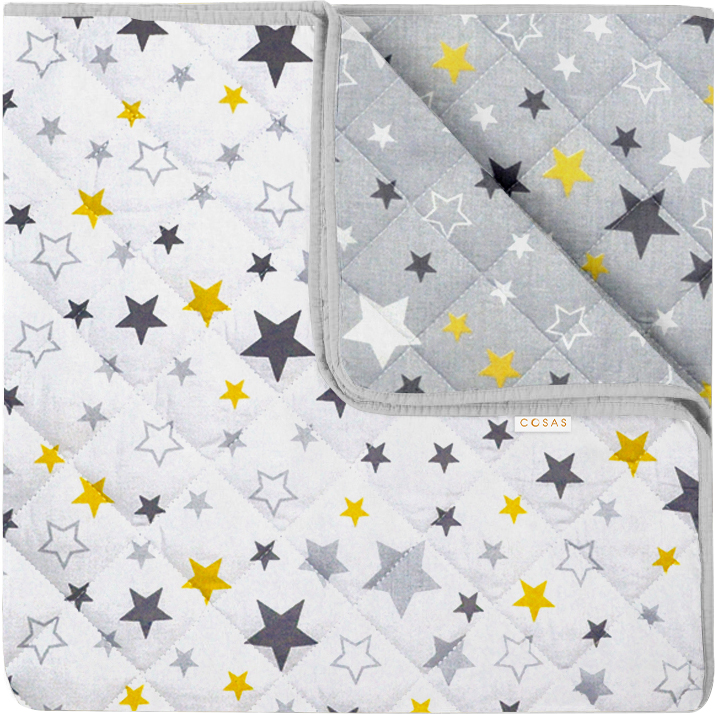 Детский игровой коврик Cosas 155х240 см (Rug_StarsGrayYellow_Gray) (4822052070833)
Детский игровой коврик Cosas 155х240 см (Rug_StarsGrayYellow_Gray) (4822052070833)