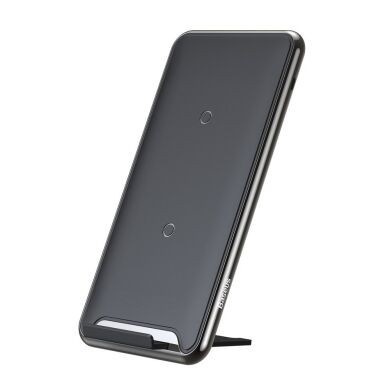 Бездротовий зарядний пристрій Baseus Three-coil Wireless Charging Pad(With desktop holder)Black
Бездротовий зарядний пристрій Baseus Three-coil Wireless Charging Pad(With desktop holder)Black