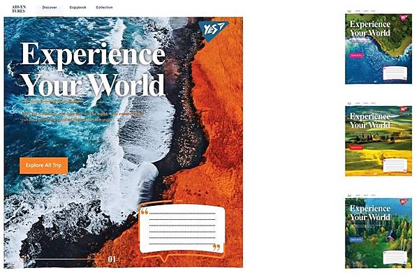 Тетрадь А5 48 листов в клетку Experience your world (10 шт. в упак микс видов) YES (765544)
Тетрадь А5 48 листов в клетку Experience your world (10 шт. в упак микс видов) YES (765544)