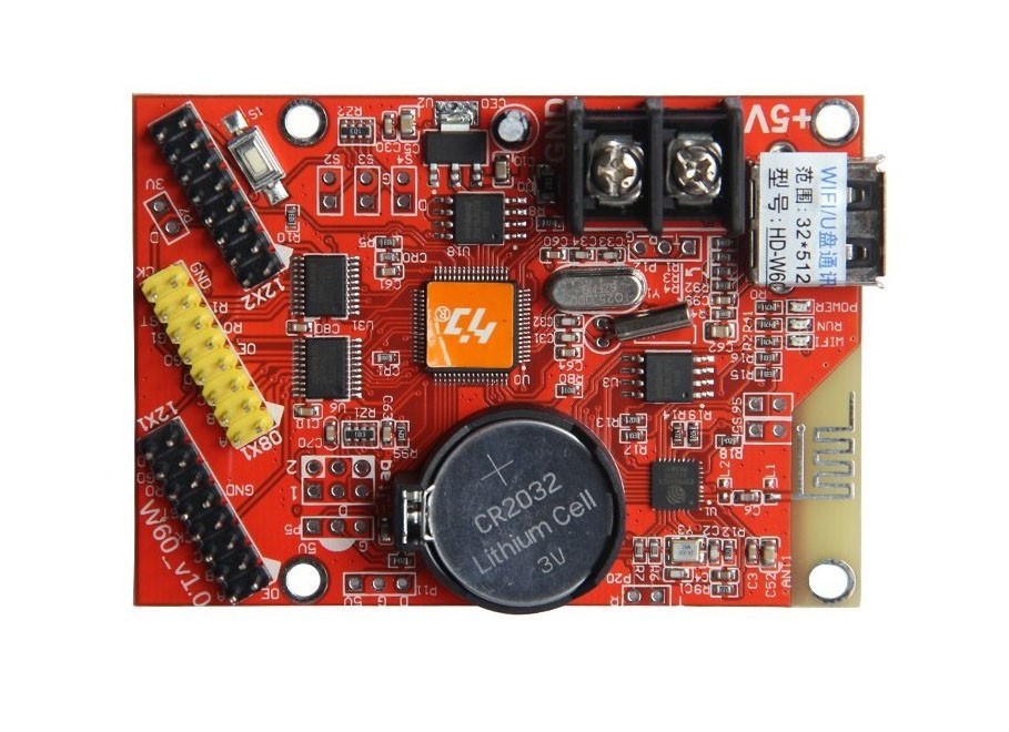 Контроллер Huidu HD-W60 для led дисплея бегущей строки светодиодного рекламного экрана (6947741)
Контроллер Huidu HD-W60 для led дисплея бегущей строки светодиодного рекламного экрана (6947741)