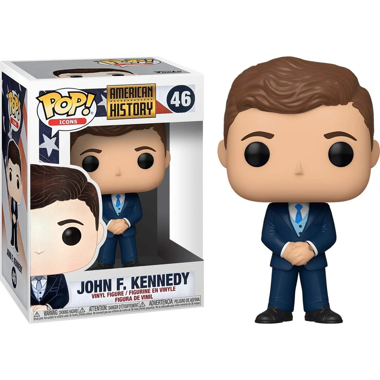 Фигурка Funko Pop Фанко Поп Американская История Джон Кеннеди John Kennedy 10 см
Фигурка Funko Pop Фанко Поп Американская История Джон Кеннеди John Kennedy 10 см