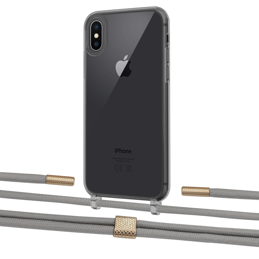 Чехол Upex Crossbody Protection Case для iPhone XS | X Dark with Twine Gray and Fausset Gold
Чехол Upex Crossbody Protection Case для iPhone XS | X Dark with Twine Gray and Fausset Gold