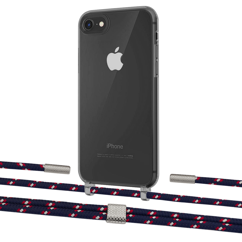 Чехол Upex Crossbody Protection Case для iPhone SE 2020 | 8 | 7 Dark with Twine Blue Marine and Fausset Silver
Чехол Upex Crossbody Protection Case для iPhone SE 2020 | 8 | 7 Dark with Twine Blue Marine and Fausset Silver