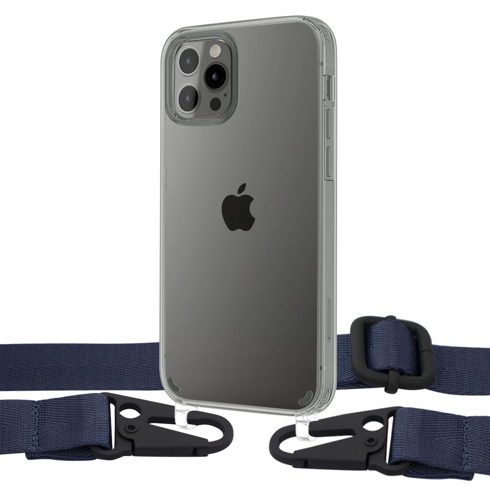 Чехол Upex Crossbody Protection Case для iPhone 12 Pro Max Crystal with Harness Deep Navy
Чехол Upex Crossbody Protection Case для iPhone 12 Pro Max Crystal with Harness Deep Navy