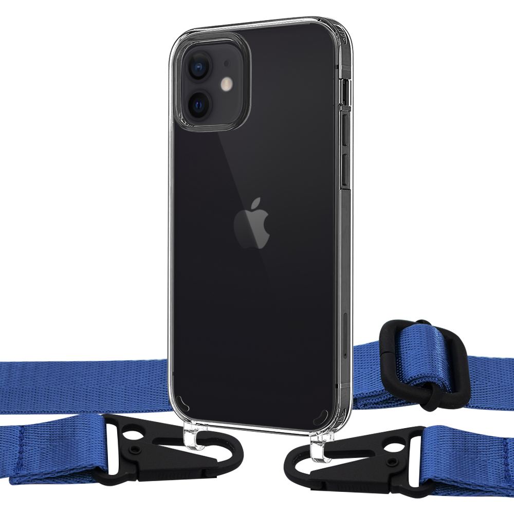 Чехол Upex Crossbody Protection Case для iPhone 12 | 12 Pro Crystal with Harness Capri Blue
Чехол Upex Crossbody Protection Case для iPhone 12 | 12 Pro Crystal with Harness Capri Blue