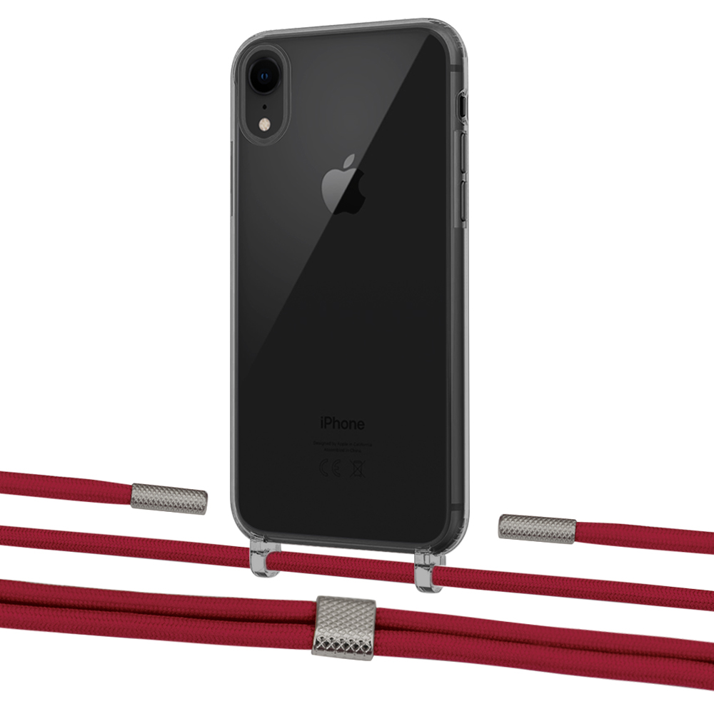 Чехол Upex Crossbody Protection Case для iPhone XR Dark with Twine Red and Fausset Silver
Чехол Upex Crossbody Protection Case для iPhone XR Dark with Twine Red and Fausset Silver