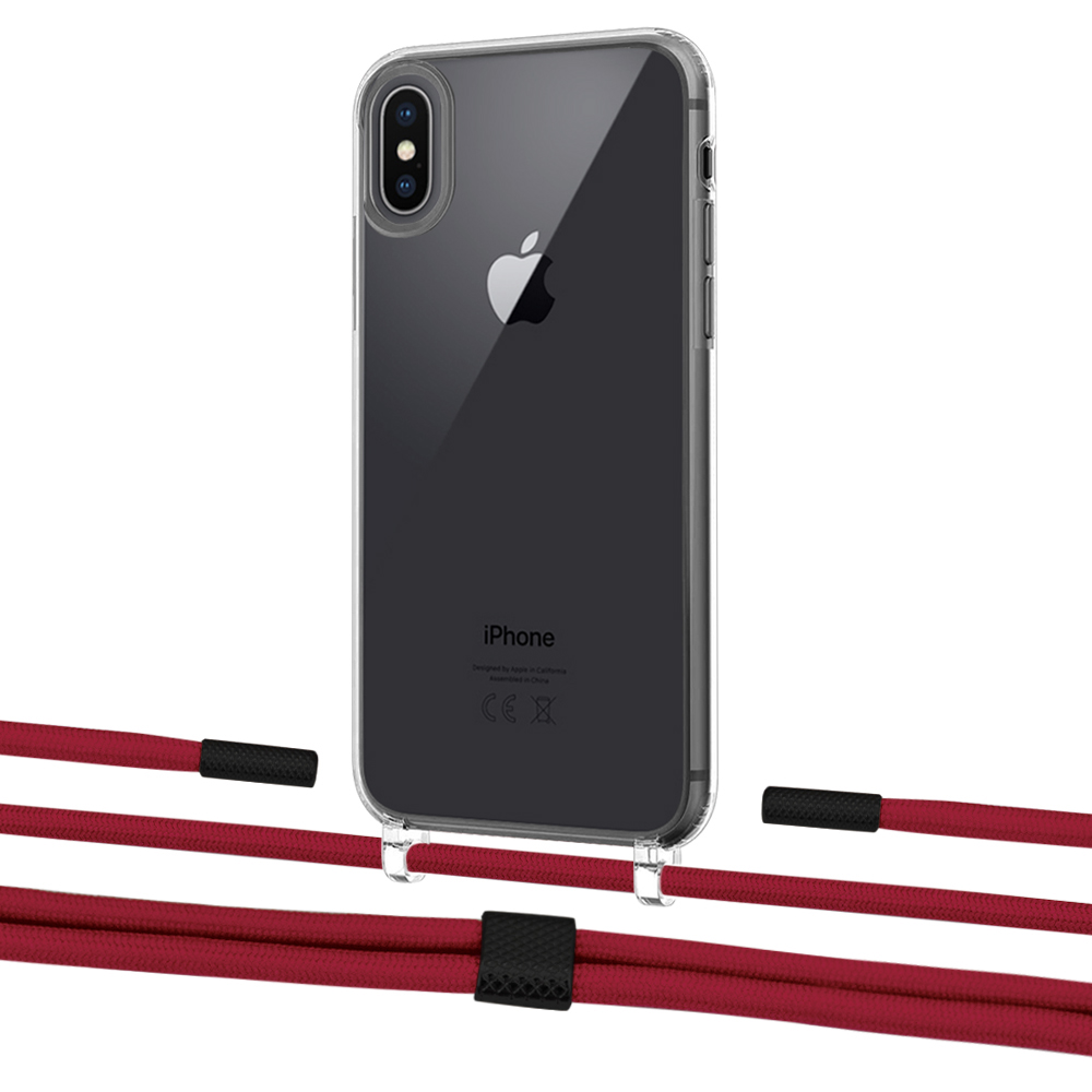 Чехол Upex Crossbody Protection Case для iPhone XS Max Crystal with Twine Red and Fausset Matte Black
Чехол Upex Crossbody Protection Case для iPhone XS Max Crystal with Twine Red and Fausset Matte Black