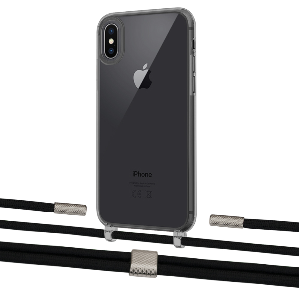 Чехол Upex Crossbody Protection Case для iPhone XS Max Dark with Twine Black and Fausset Silver
Чехол Upex Crossbody Protection Case для iPhone XS Max Dark with Twine Black and Fausset Silver