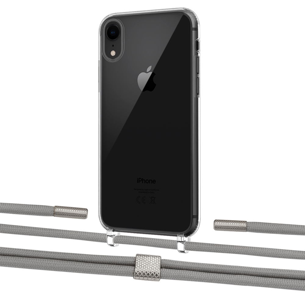 Чехол Upex Crossbody Protection Case для iPhone XR Crystal with Twine Gray and Fausset Silver
Чехол Upex Crossbody Protection Case для iPhone XR Crystal with Twine Gray and Fausset Silver