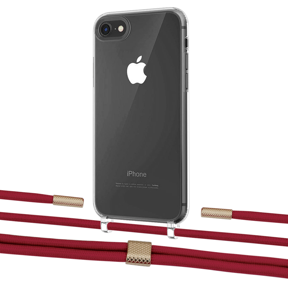 Чехол Upex Crossbody Protection Case для iPhone SE 2020 | 8 | 7 Crystal with Twine Red and Fausset Gold
Чехол Upex Crossbody Protection Case для iPhone SE 2020 | 8 | 7 Crystal with Twine Red and Fausset Gold