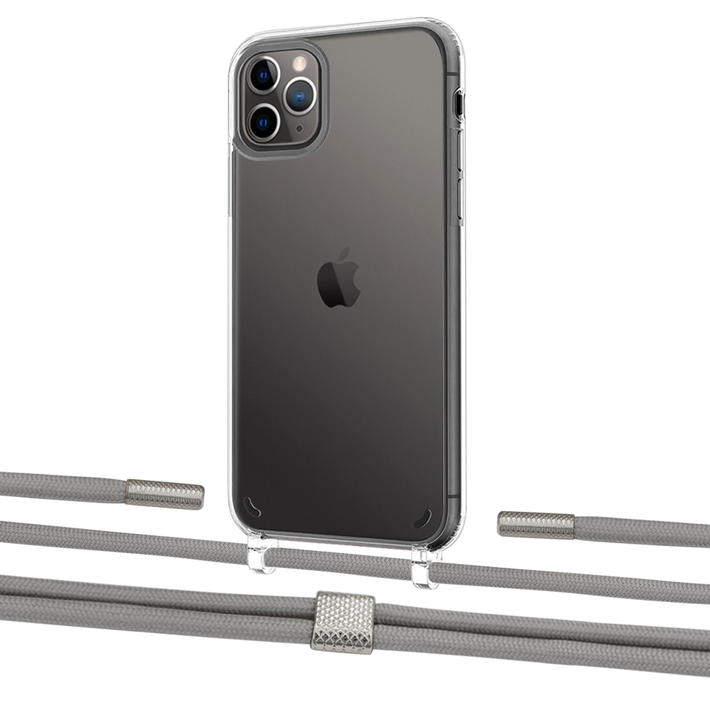 Чехол Upex Crossbody Protection Case для iPhone 11 Pro Max Crystal with Twine Gray and Fausset Silver
Чехол Upex Crossbody Protection Case для iPhone 11 Pro Max Crystal with Twine Gray and Fausset Silver