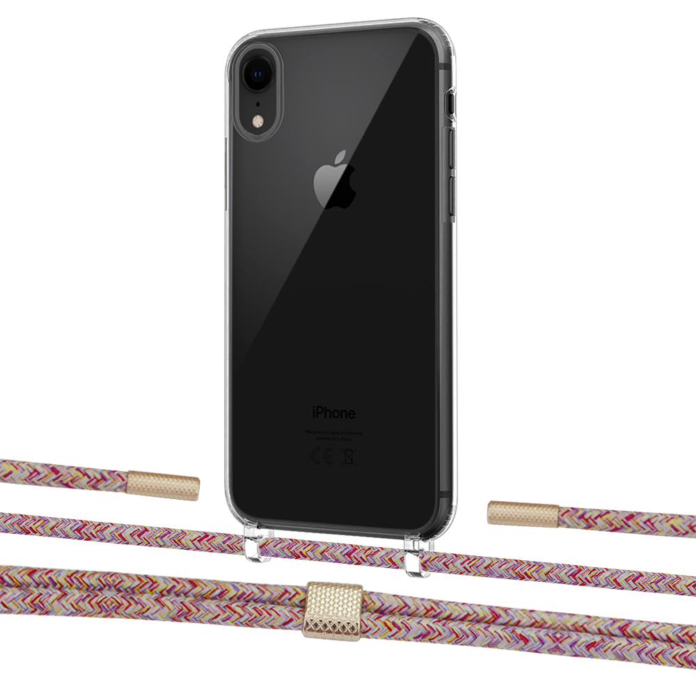 Чехол Upex Crossbody Protection Case для iPhone XR Crystal with Twine Mulberry and Fausset Gold
Чехол Upex Crossbody Protection Case для iPhone XR Crystal with Twine Mulberry and Fausset Gold