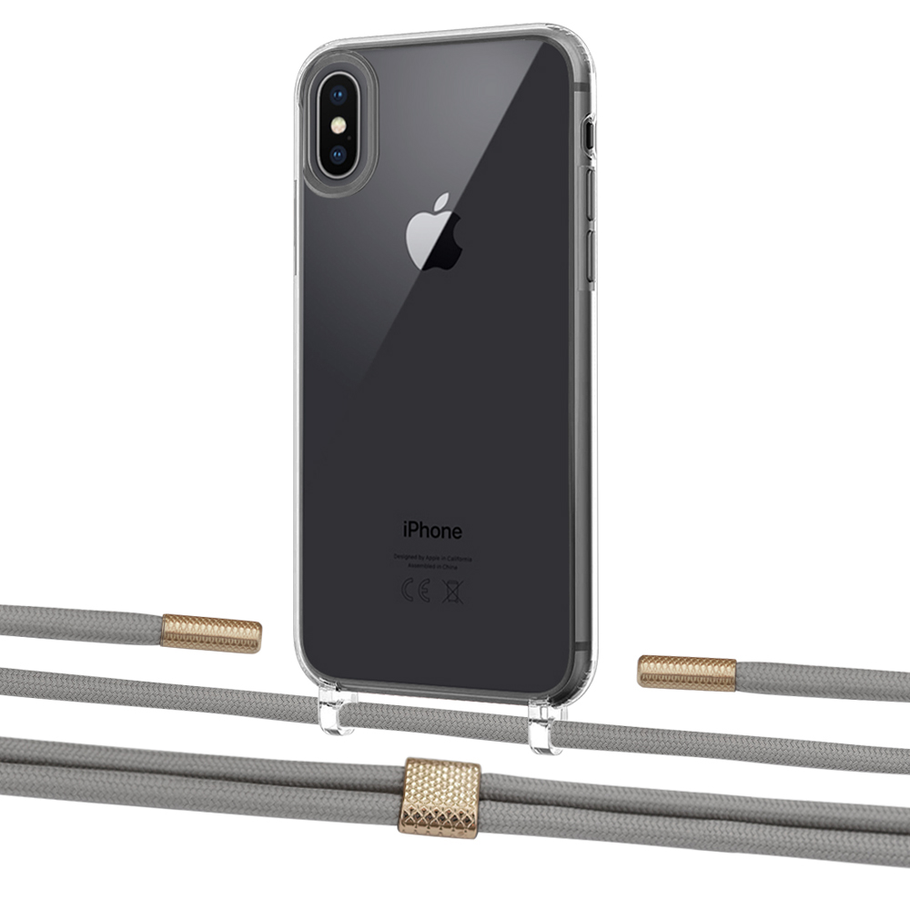 Чехол Upex Crossbody Protection Case для iPhone XS Max Crystal with Twine Gray and Fausset Gold
Чехол Upex Crossbody Protection Case для iPhone XS Max Crystal with Twine Gray and Fausset Gold