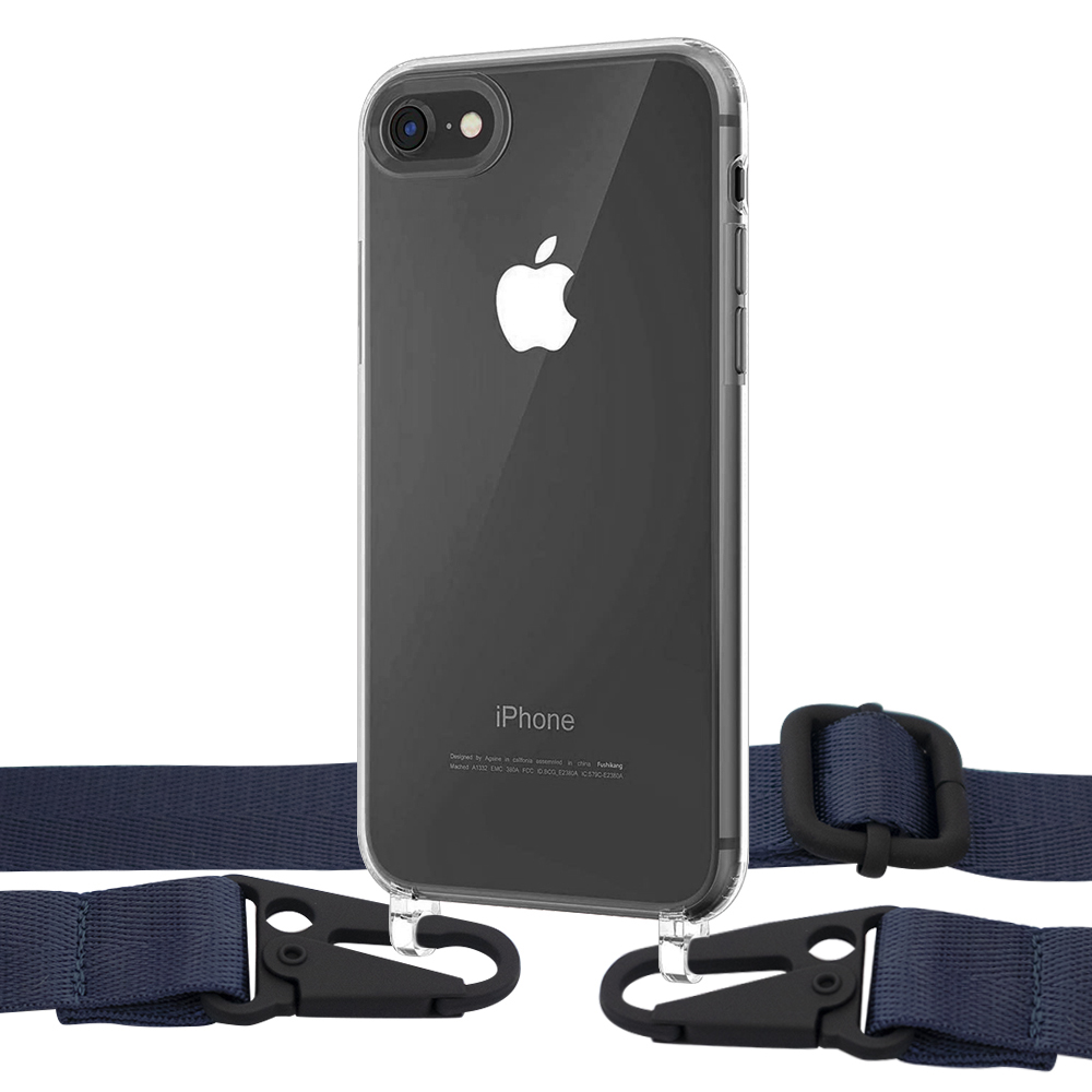 Чехол Upex Crossbody Protection Case для iPhone SE 2020 | 8 | 7 Crystal with Harness Deep Navy
Чехол Upex Crossbody Protection Case для iPhone SE 2020 | 8 | 7 Crystal with Harness Deep Navy