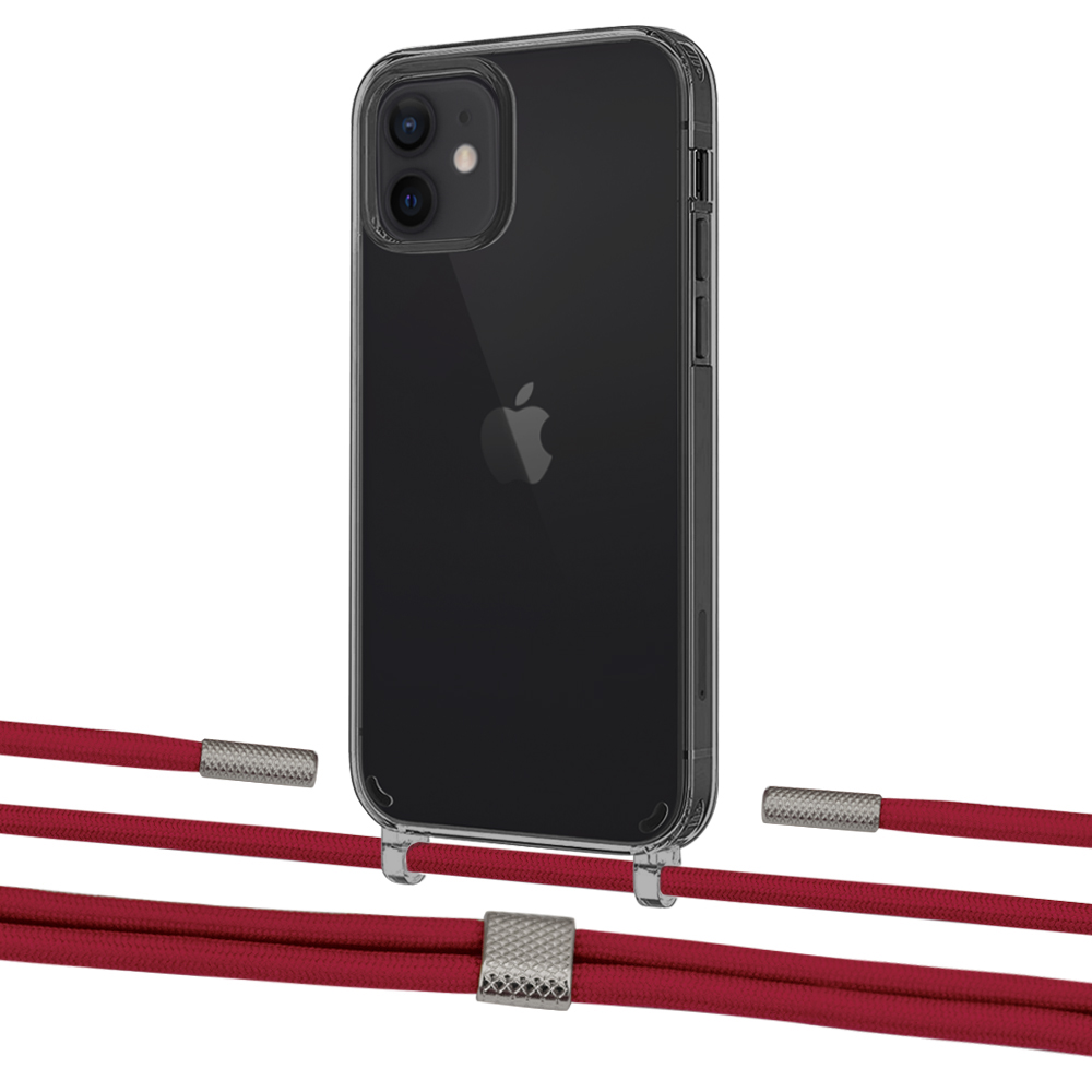 Чехол Upex Crossbody Protection Case для iPhone 12 mini Dark with Twine Red and Fausset Silver
Чехол Upex Crossbody Protection Case для iPhone 12 mini Dark with Twine Red and Fausset Silver