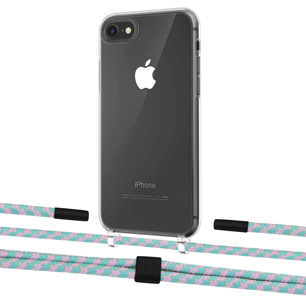 Чехол Upex Crossbody Protection Case для iPhone SE 2020 | 8 | 7 Crystal with Twine Turquoise and Fausset Matte Black
Чехол Upex Crossbody Protection Case для iPhone SE 2020 | 8 | 7 Crystal with Twine Turquoise and Fausset Matte Black