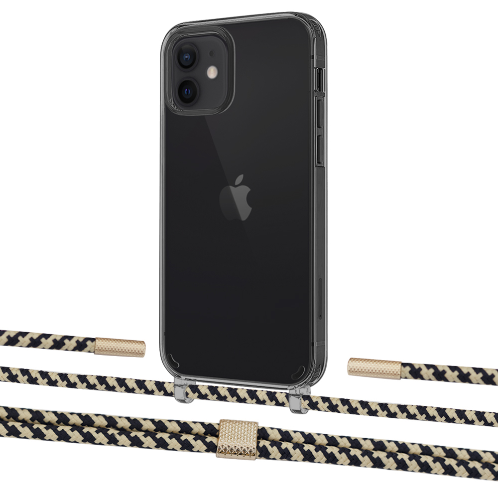 Чехол Upex Crossbody Protection Case для iPhone 12 mini Dark with Twine Copper and Fausset Gold
Чехол Upex Crossbody Protection Case для iPhone 12 mini Dark with Twine Copper and Fausset Gold
