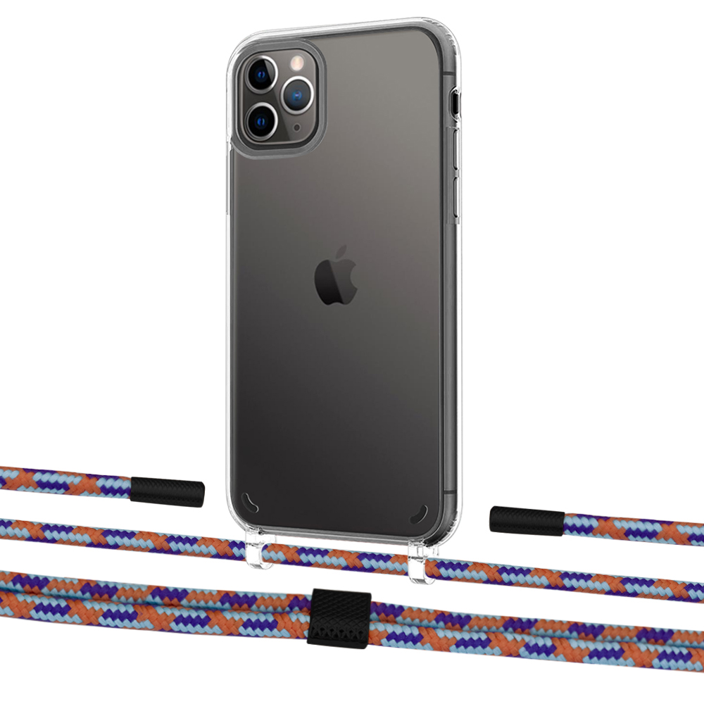 Чехол Upex Crossbody Protection Case для iPhone 11 Pro Crystal with Twine Blue Sunset and Fausset Matte Black
Чехол Upex Crossbody Protection Case для iPhone 11 Pro Crystal with Twine Blue Sunset and Fausset Matte Black