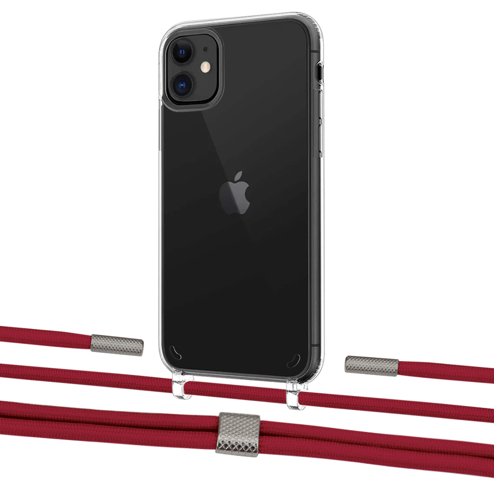 Чехол Upex Crossbody Protection Case для iPhone 11 Crystal with Twine Red and Fausset Silver
Чехол Upex Crossbody Protection Case для iPhone 11 Crystal with Twine Red and Fausset Silver