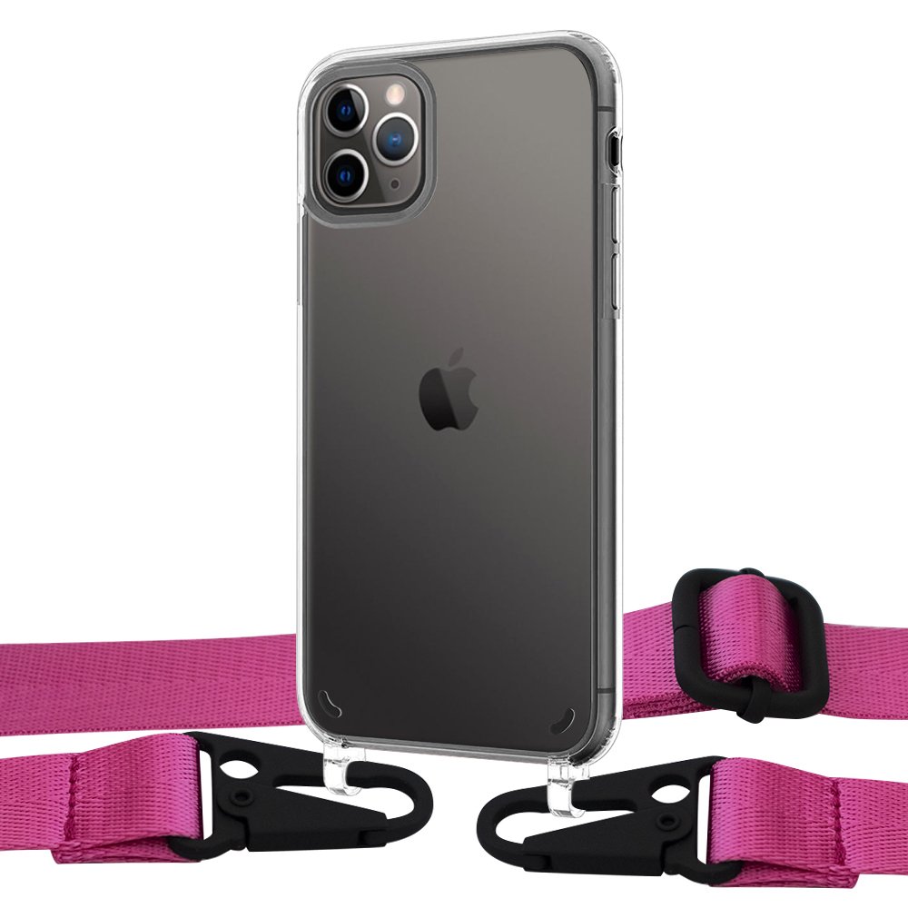 Чехол Upex Crossbody Protection Case для iPhone 11 Pro Crystal with Harness Magenta
Чехол Upex Crossbody Protection Case для iPhone 11 Pro Crystal with Harness Magenta