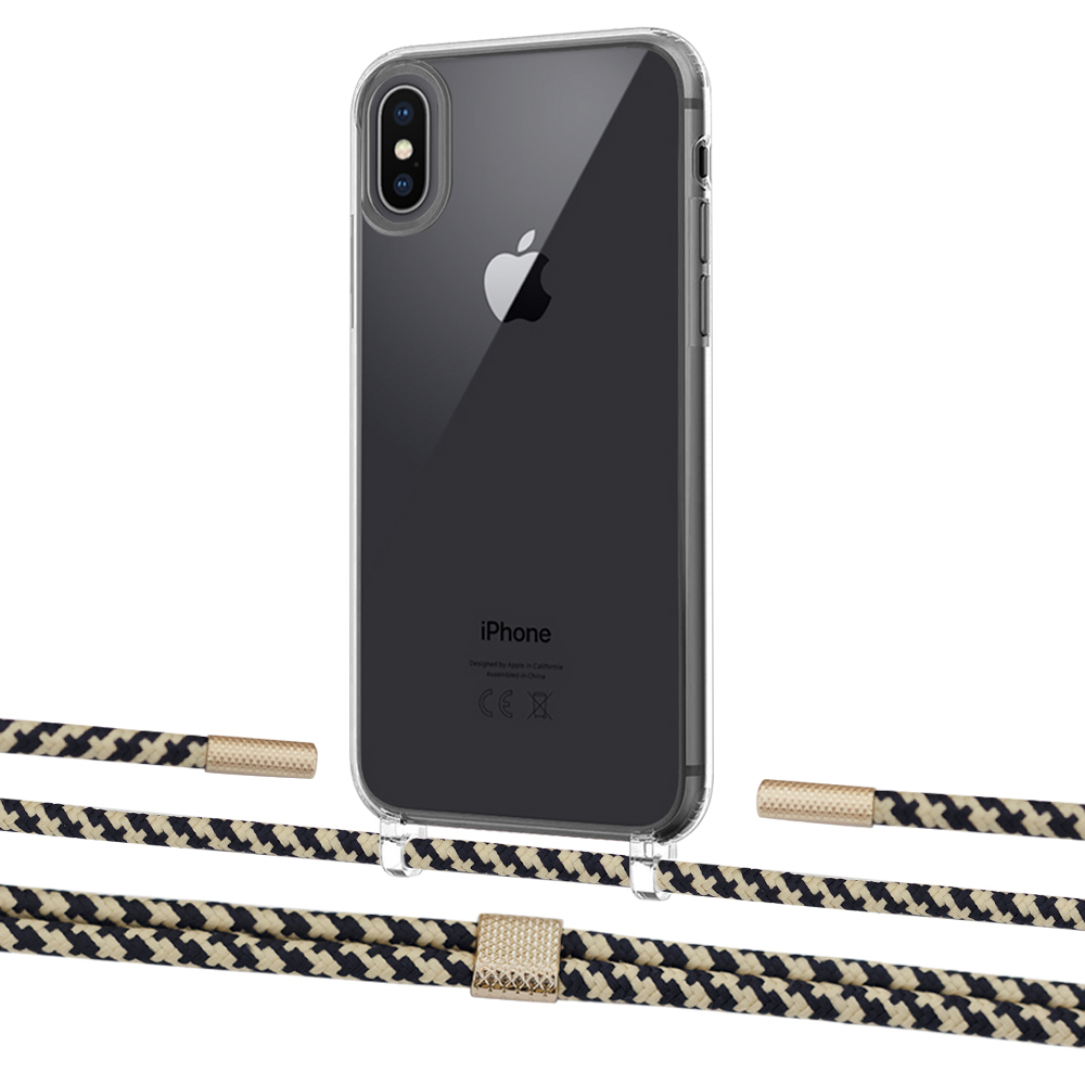 Чехол Upex Crossbody Protection Case для iPhone XS | X Crystal with Twine Copper and Fausset Gold
Чехол Upex Crossbody Protection Case для iPhone XS | X Crystal with Twine Copper and Fausset Gold