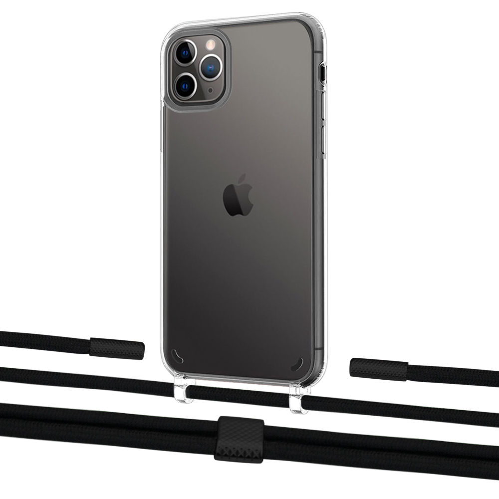 Чехол Upex Crossbody Protection Case для iPhone 11 Pro Max Crystal with Twine Black and Fausset Matte Black
Чехол Upex Crossbody Protection Case для iPhone 11 Pro Max Crystal with Twine Black and Fausset Matte Black