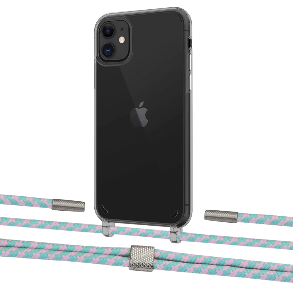 Чехол Upex Crossbody Protection Case для iPhone 11 Dark with Twine Turquoise and Fausset Silver
Чехол Upex Crossbody Protection Case для iPhone 11 Dark with Twine Turquoise and Fausset Silver