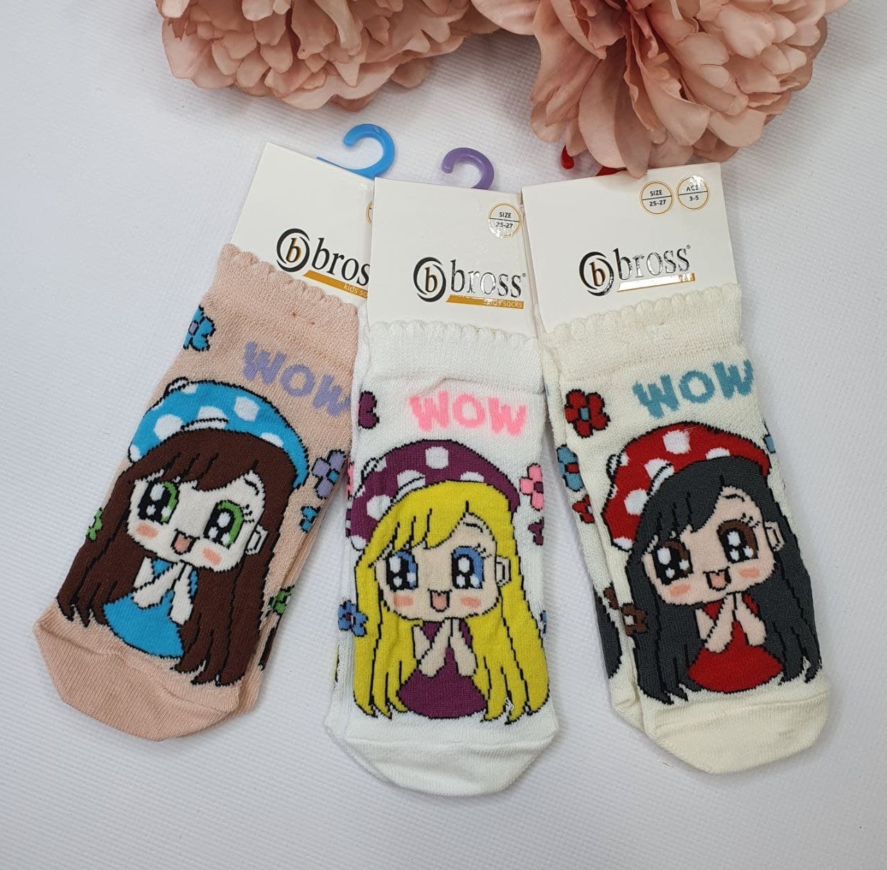 Набор детских носков Bross 3-5 лет WOW (-18р) Белый/Бежевый/Молочный, Набор детских носков Bross 3-5 лет WOW (14-18р) Белый/Бежевый/Молочный
Набор детских носков Bross 3-5 лет WOW (-18р) Белый/Бежевый/Молочный, Набор детских носков Bross 3-5 лет WOW (14-18р) Белый/Бежевый/Молочный