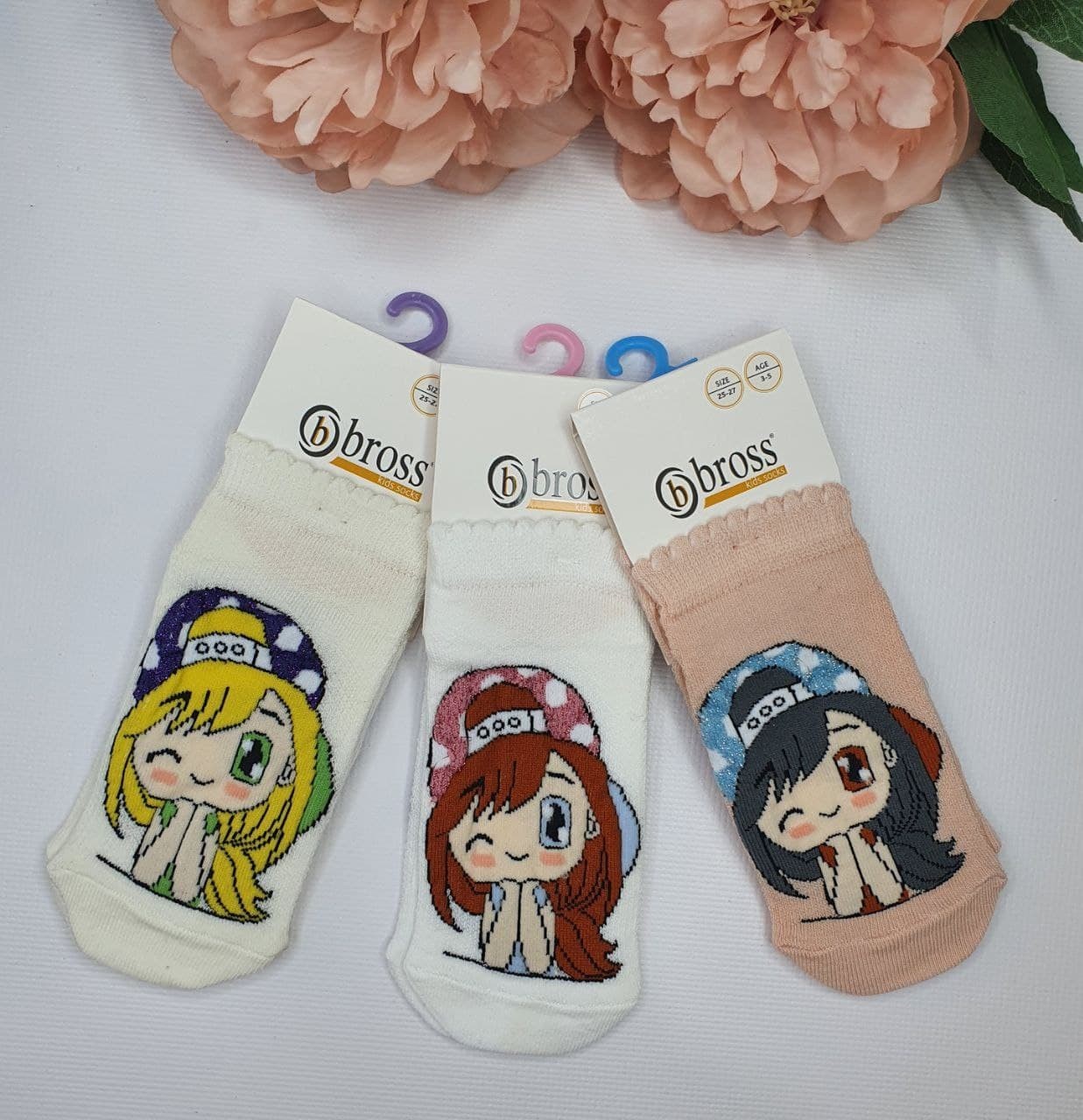 Набор детских носков Bross 3-5 лет Девочки (-18р) Белый/Бежевый/Молочный, Набор детских носков Bross 3-5 лет Девочки (14-18р) Белый/Бежевый/Молочный
Набор детских носков Bross 3-5 лет Девочки (-18р) Белый/Бежевый/Молочный, Набор детских носков Bross 3-5 лет Девочки (14-18р) Белый/Бежевый/Молочный