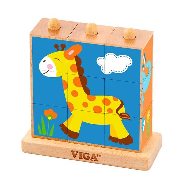 Деревянные кубики-пирамидка Viga Toys Зверята (SKU-50834) 22 x 7 x 20 см
Деревянные кубики-пирамидка Viga Toys Зверята (SKU-50834) 22 x 7 x 20 см