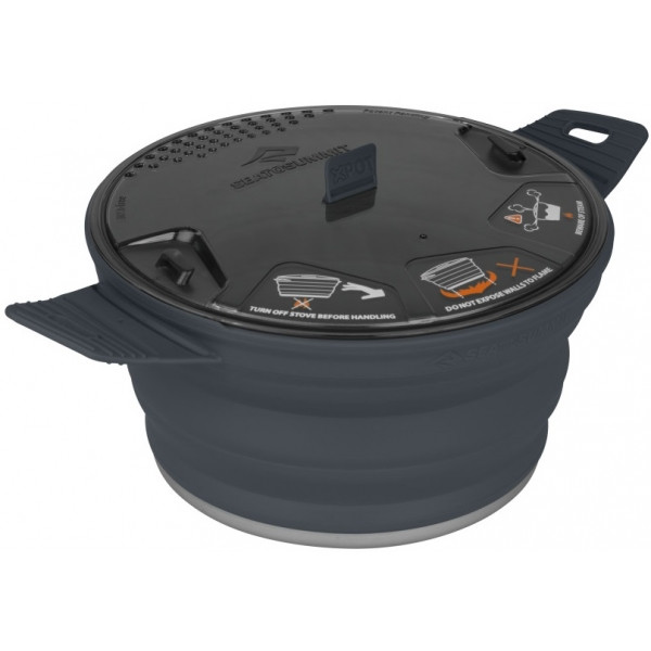 Кастрюля складная с алюминиевым дном Sea To Summit X-Pot, Charcoal, 2.8 L (STS AXPOT2.8CH)
Кастрюля складная с алюминиевым дном Sea To Summit X-Pot, Charcoal, 2.8 L (STS AXPOT2.8CH)