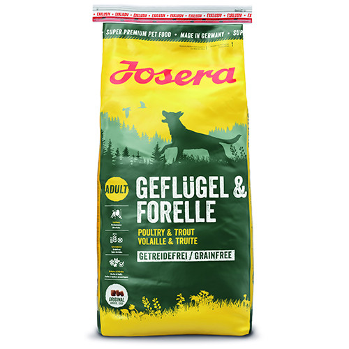 Сухой корм Josera Dog Geflugel & Forelle беззерновой высокобелковый для взрослых собак (птица) 15кг
Сухой корм Josera Dog Geflugel & Forelle беззерновой высокобелковый для взрослых собак (птица) 15кг