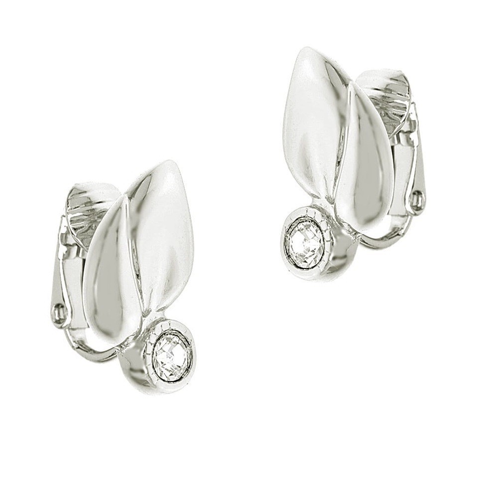 Клипсы Colibra листочки с одним кристаллом Swarovski в серебряном покрытии E4263Ag
Клипсы Colibra листочки с одним кристаллом Swarovski в серебряном покрытии E4263Ag