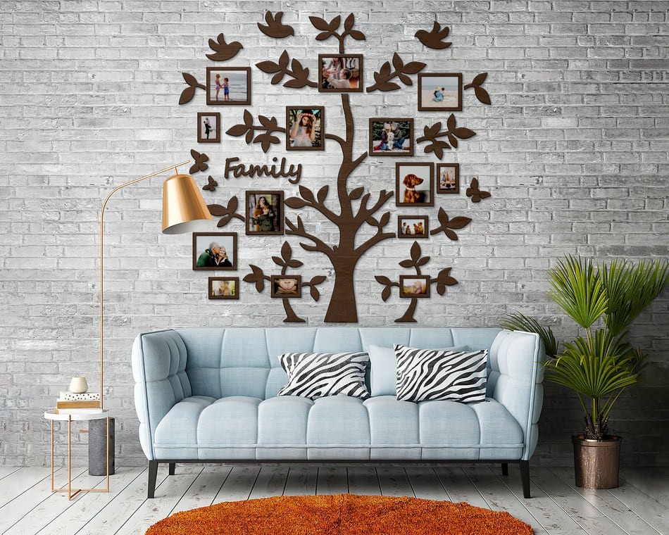 Семейное дерево для фотографий 14 рамок LikeWood Tree With Butterflies L 200 × 200 см Темный орех
Семейное дерево для фотографий 14 рамок LikeWood Tree With Butterflies L 200 × 200 см Темный орех