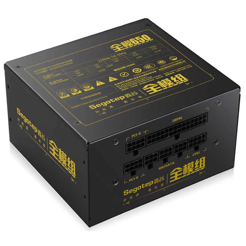 Блок питания Segotep Full modular 650 (SG-D650CM), 12cm fan, 550W (6959371301145)
Блок питания Segotep Full modular 650 (SG-D650CM), 12cm fan, 550W (6959371301145)