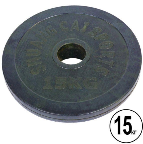 Блины (диски) обрезиненные SHUANG CAI SPORTS ТА-1448-15 52мм 15кг черный (IN05728)
Блины (диски) обрезиненные SHUANG CAI SPORTS ТА-1448-15 52мм 15кг черный (IN05728)