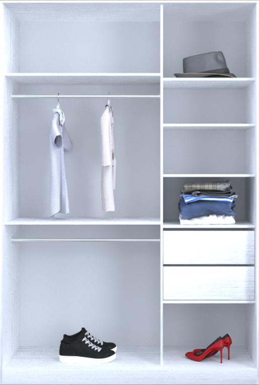 Гардероб открытый Luxe CLS-4 180 x 240 x 45 см Белое дерево
Гардероб открытый Luxe CLS-4 180 x 240 x 45 см Белое дерево